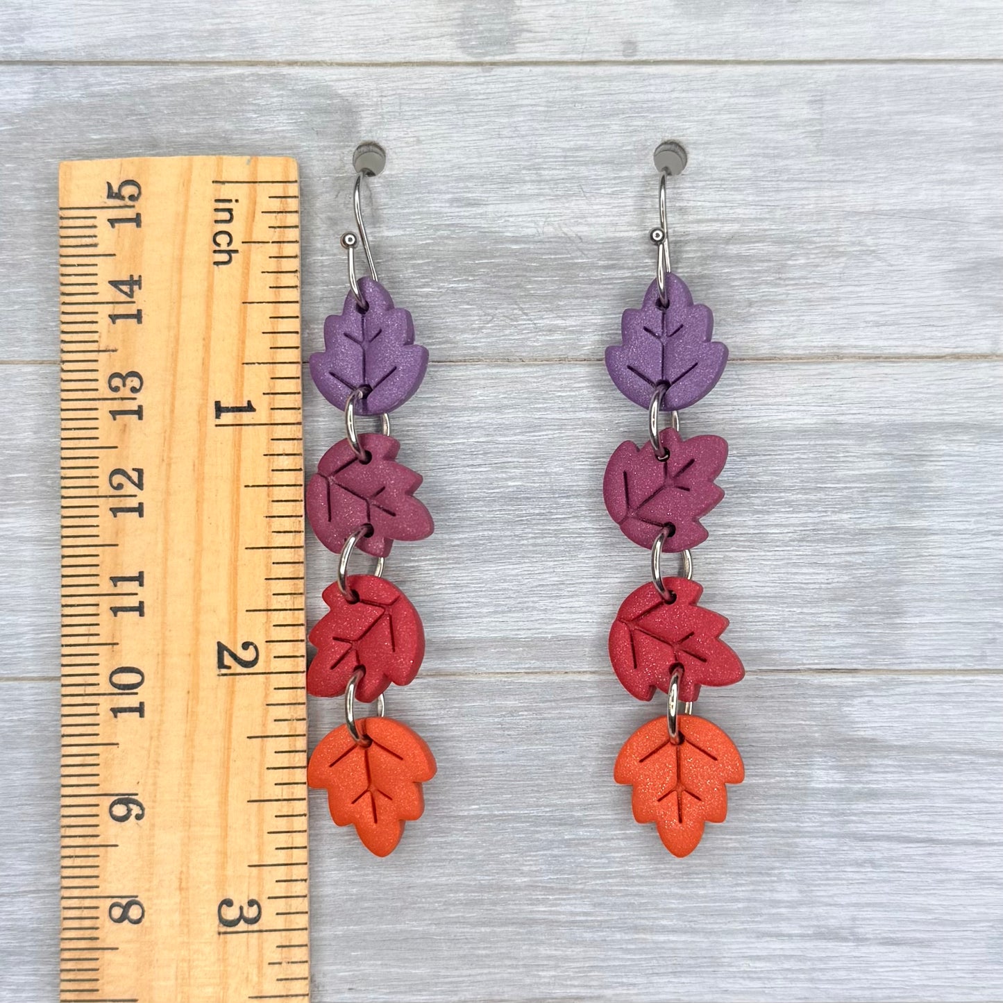 Bright Falling Leaves Dangles