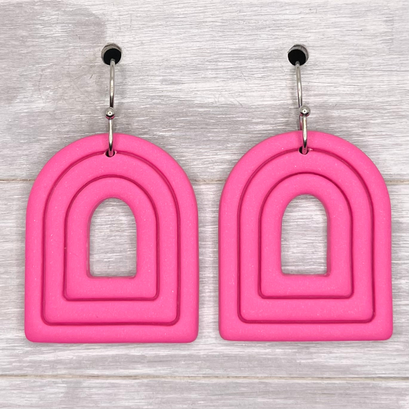 Summer Pink Arch Dangles