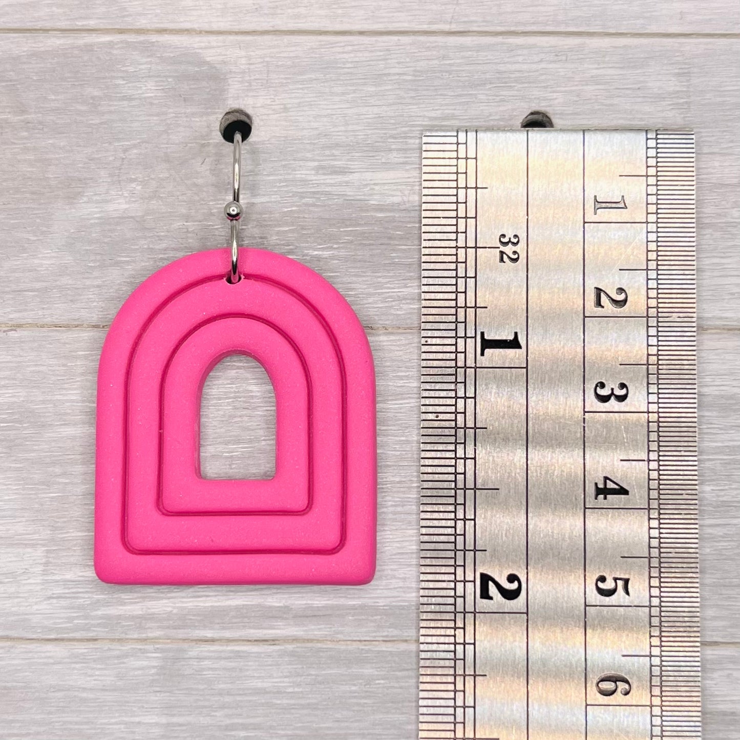 Summer Pink Arch Dangles