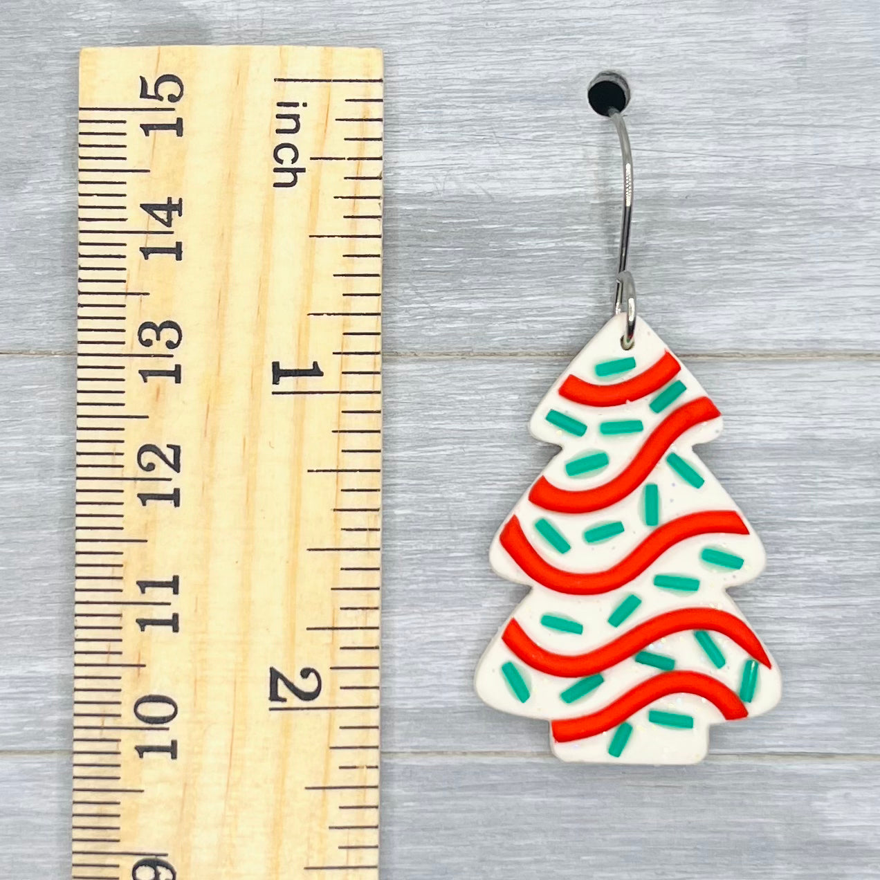 Tree Cake Polymer Clay Dangles