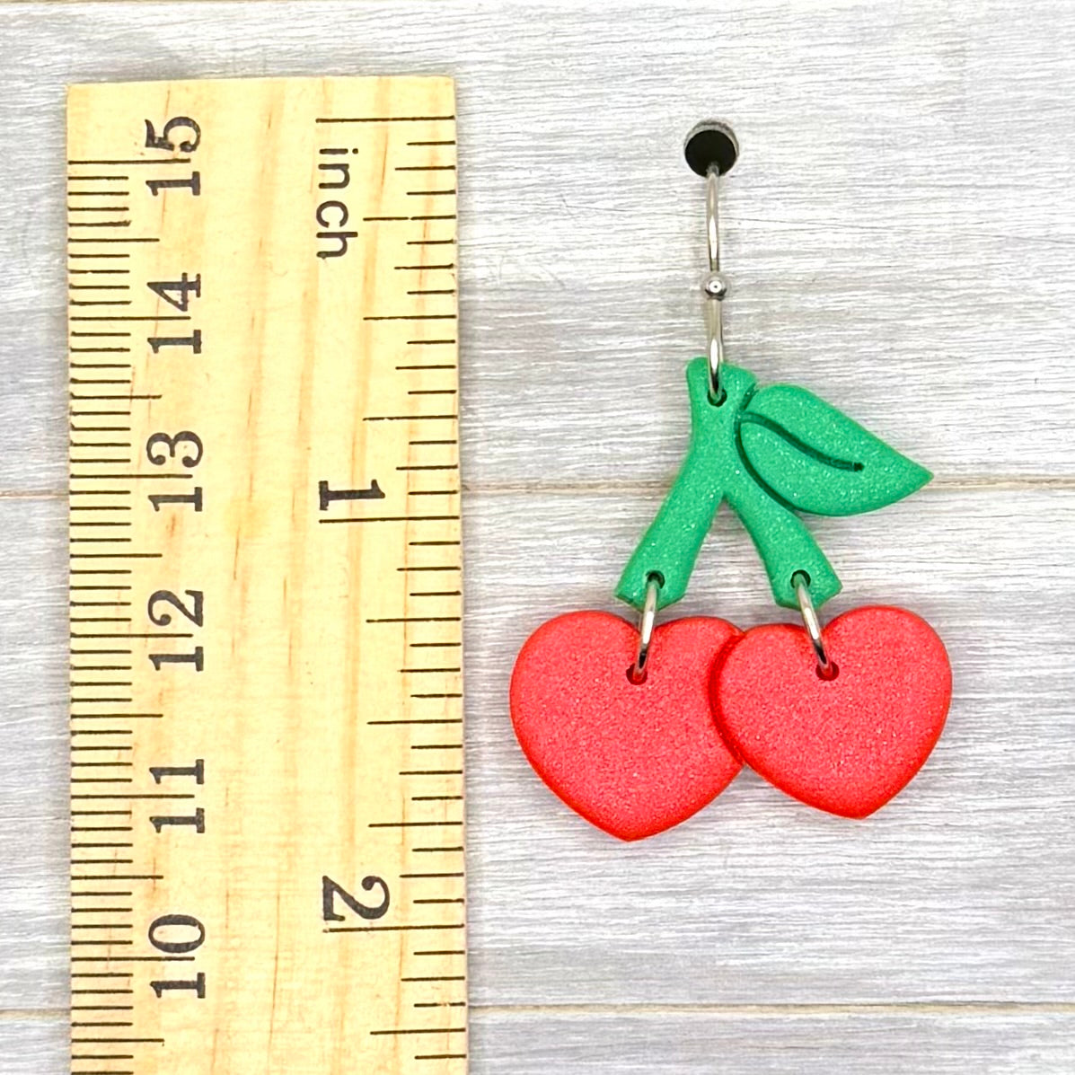 Cherry Heart Dangles