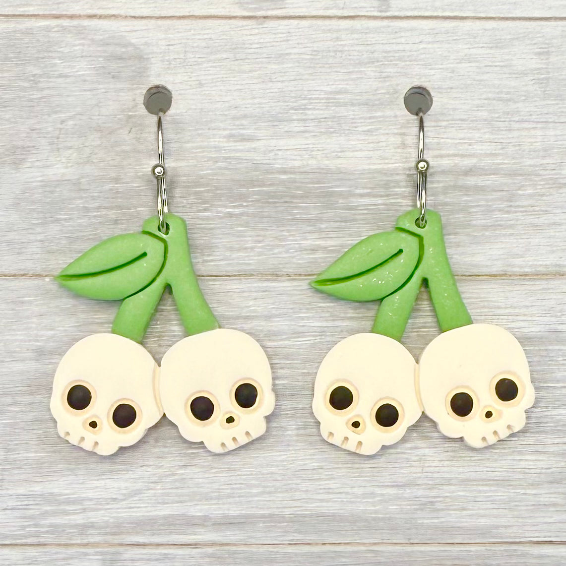 Skull Cherry Dangles