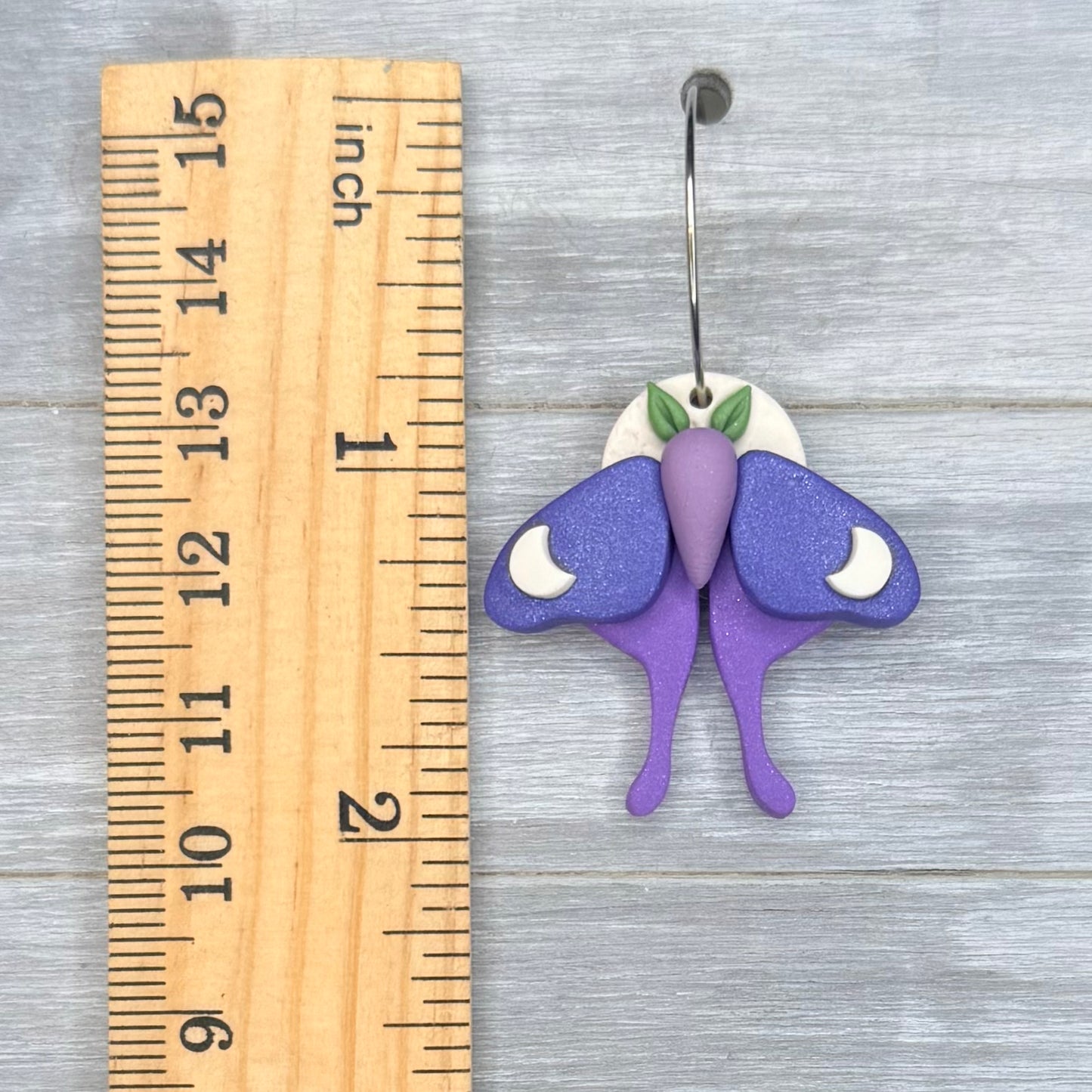 Small Purple Moth Hoops