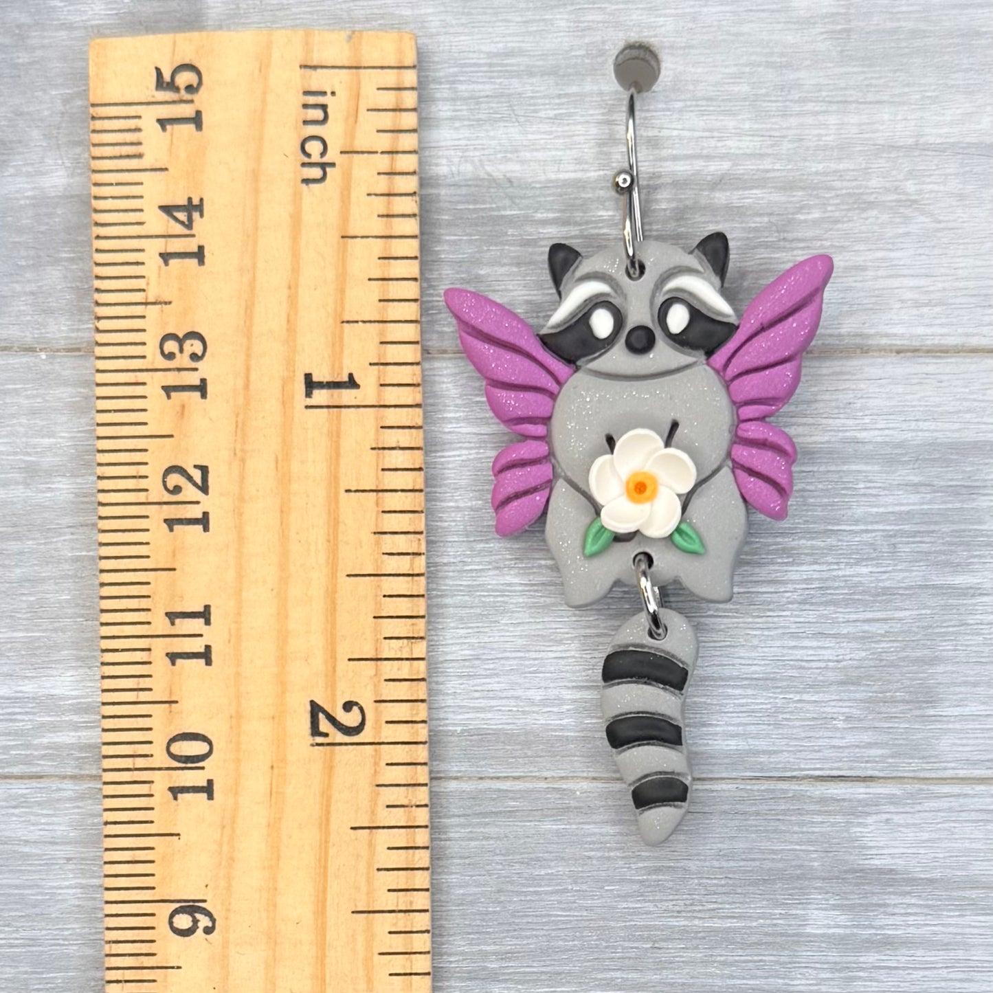 Raccoons with Wings Dangles
