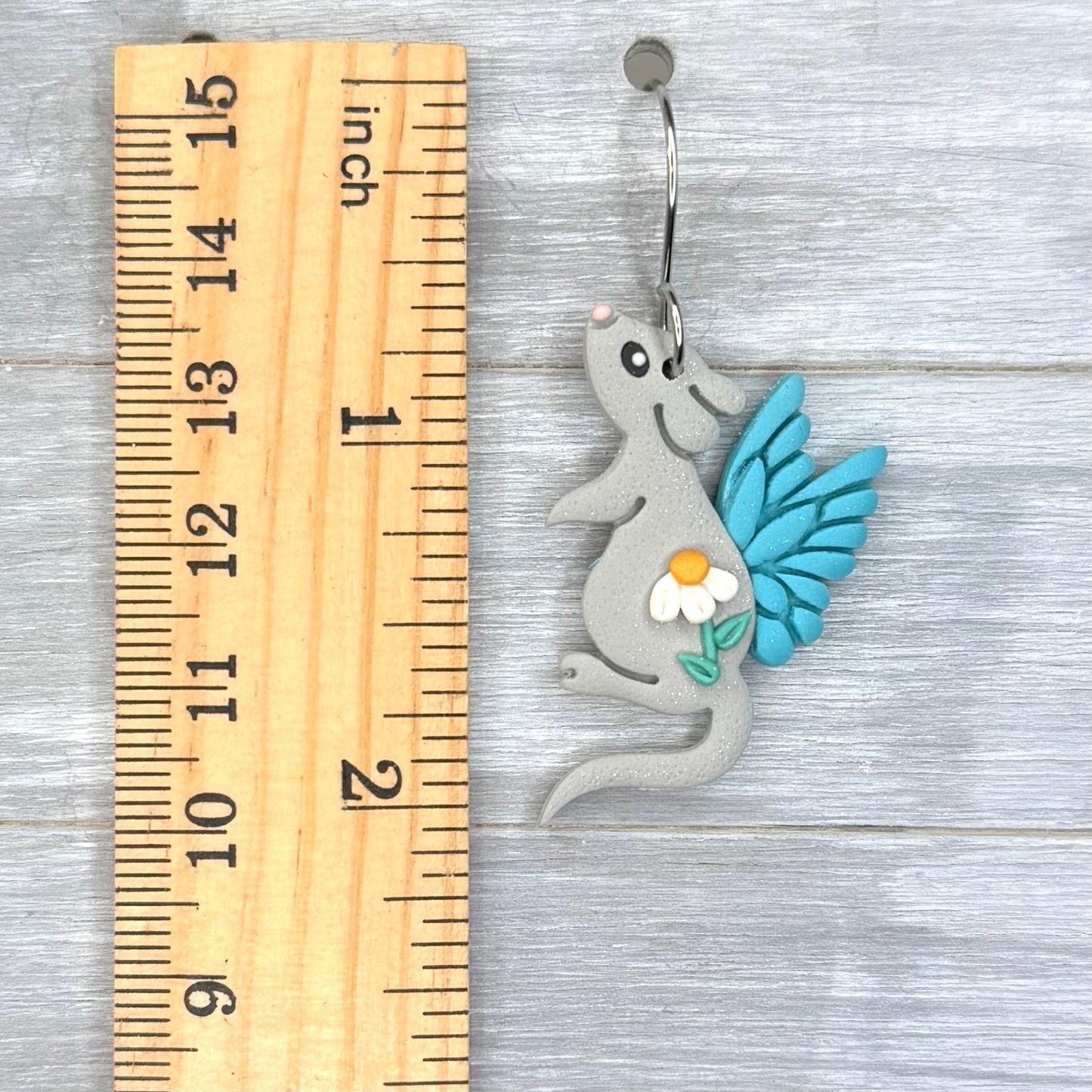 Field Mouse with Wings Dangles