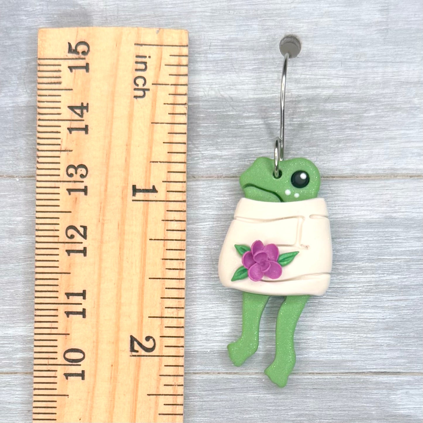 Spring Sweater Frog Dangles