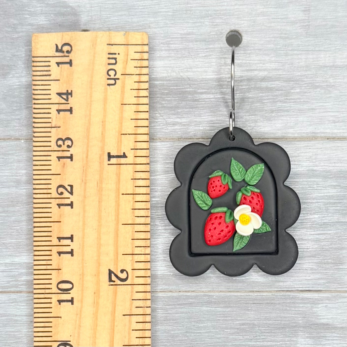 Strawberry Framed Arch Dangles