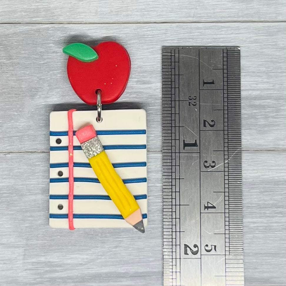 Taking Notes Stud Dangles