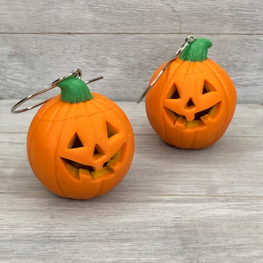 3D Jack-o-Lantern Dangles