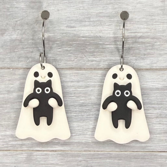 Ghost & Cat Dangles