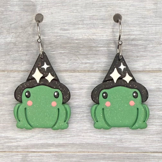Witchy Frog Dangles