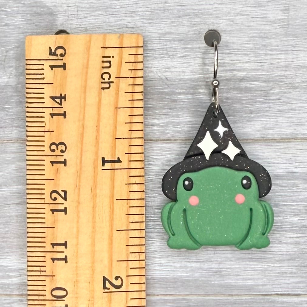 Witchy Frog Dangles