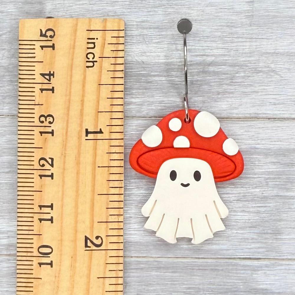 Mushroom Ghost Dangles