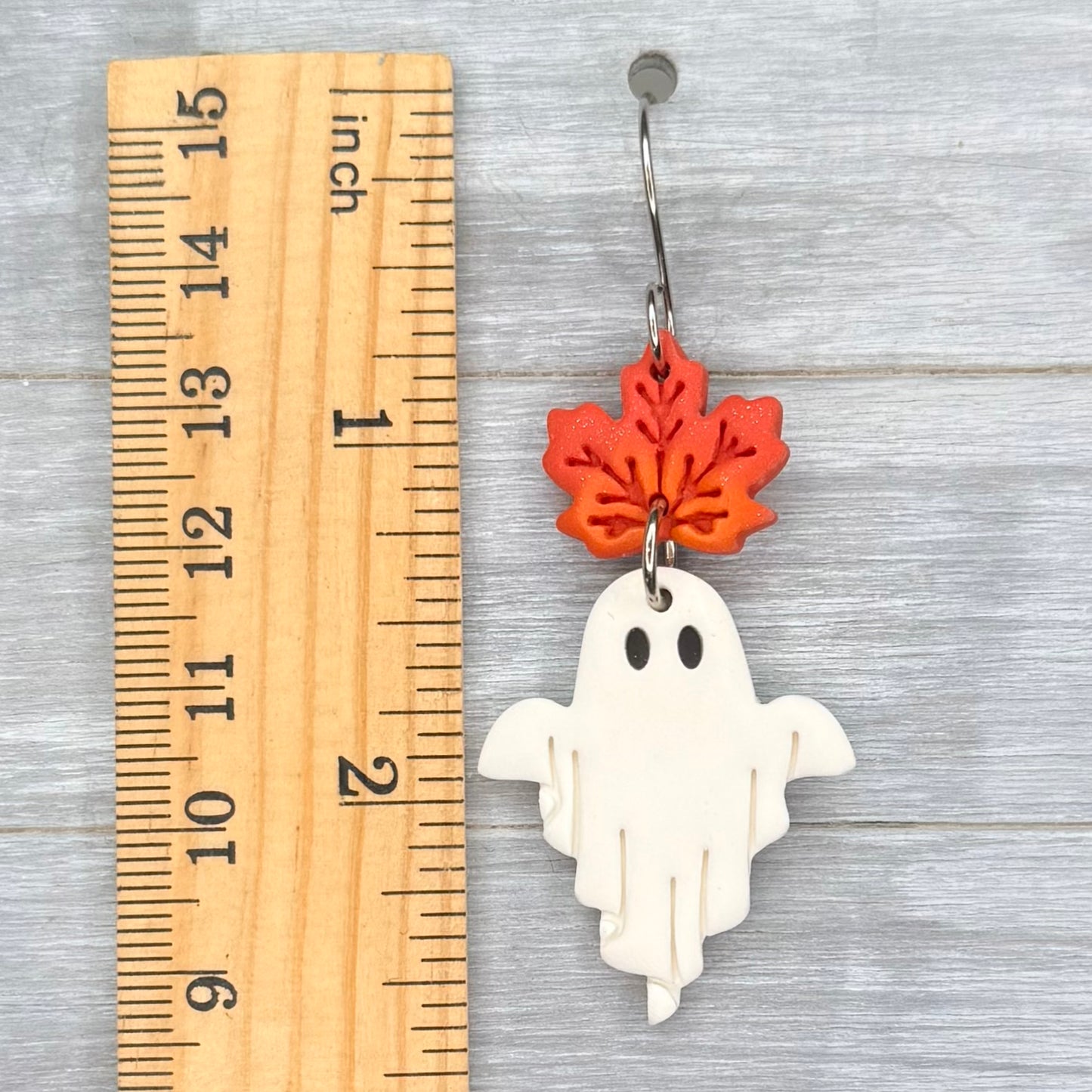 Autumn Leaves Ghost Dangles