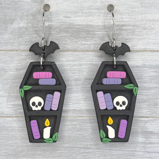 Coffin Bookshelf Dangles