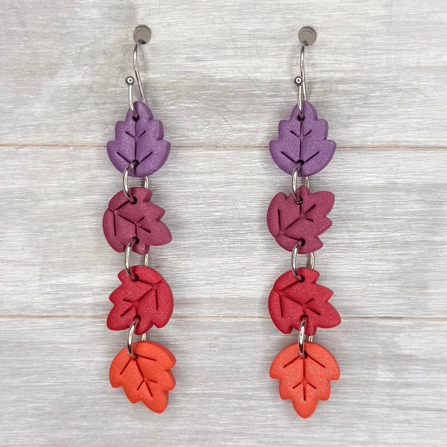 Bright Falling Leaves Dangles