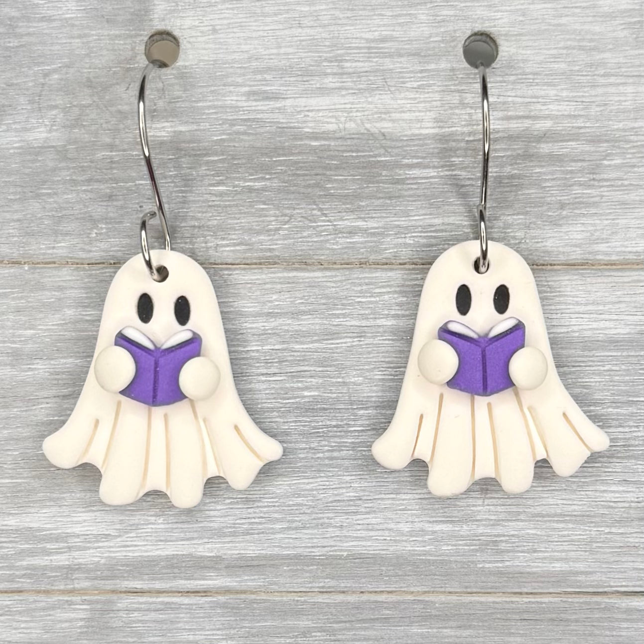 Bookish Ghost Dangles