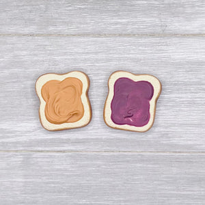 Peanut Butter & Jelly Clay Studs
