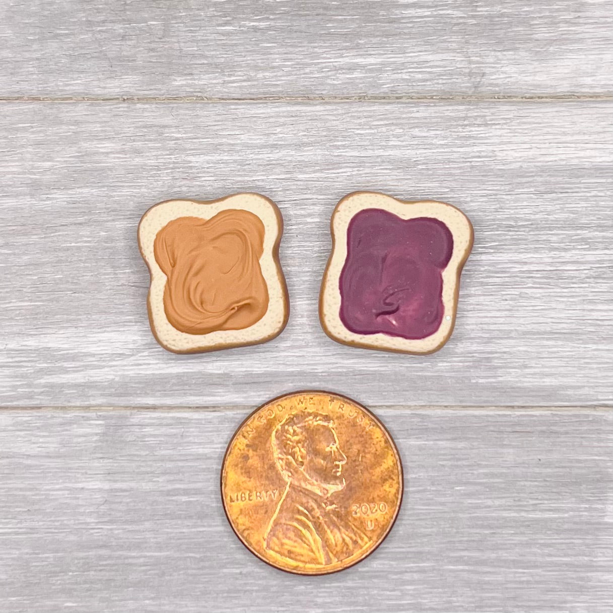 Peanut Butter & Jelly Clay Studs