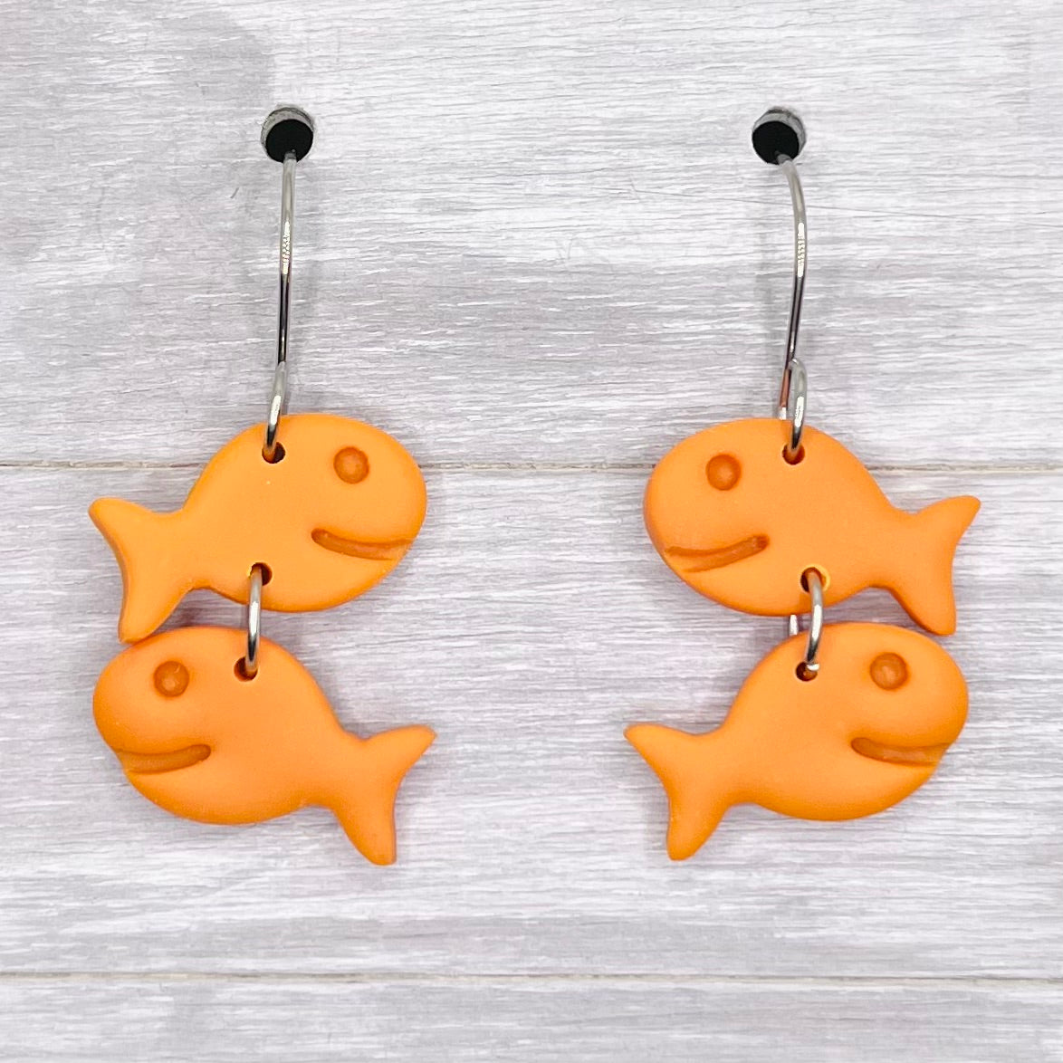 Goldfish Clay Dangles