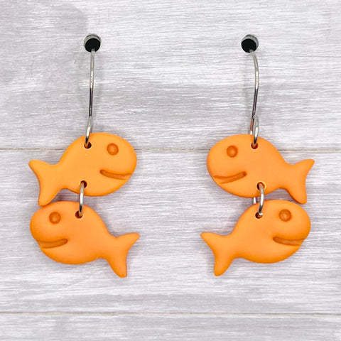 Goldfish Clay Dangles