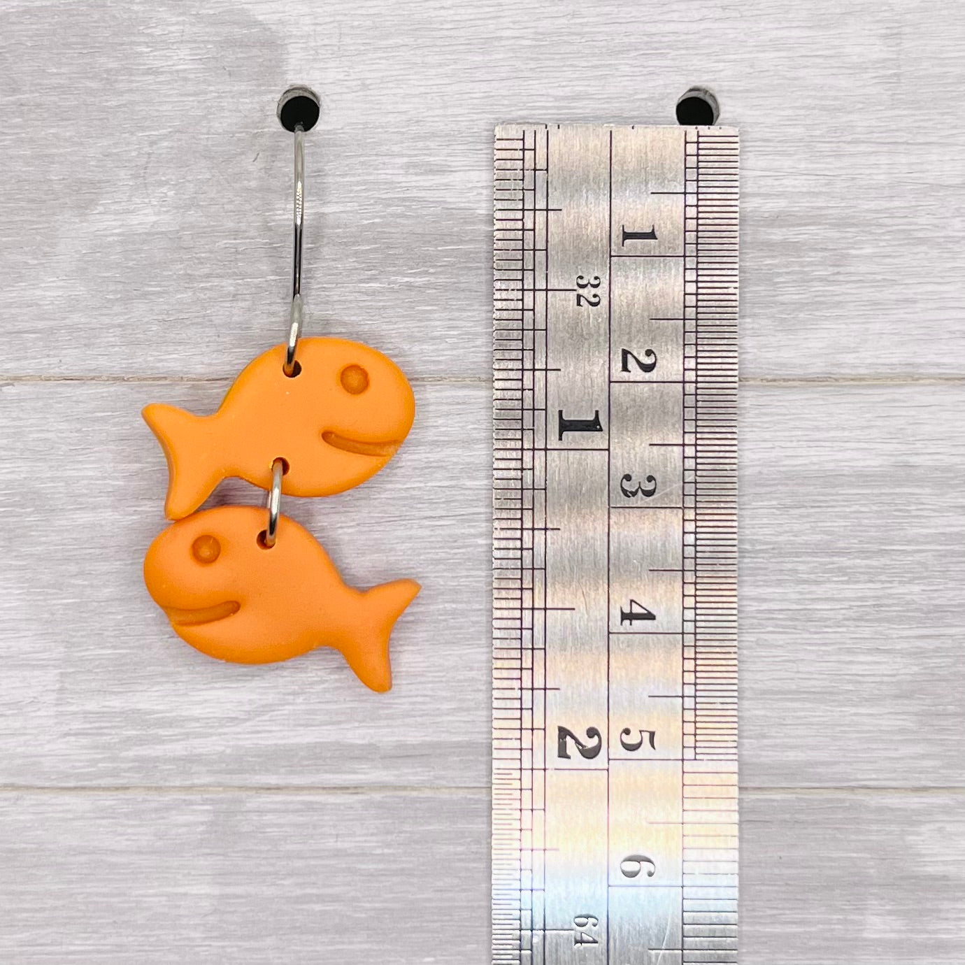 Goldfish Clay Dangles