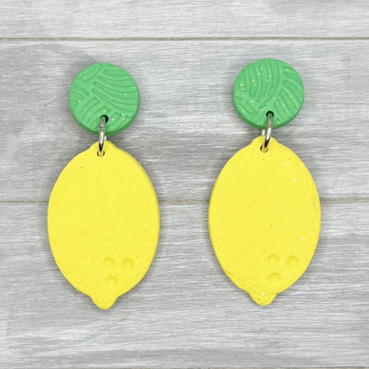 Lemon Drop Stud Dangles