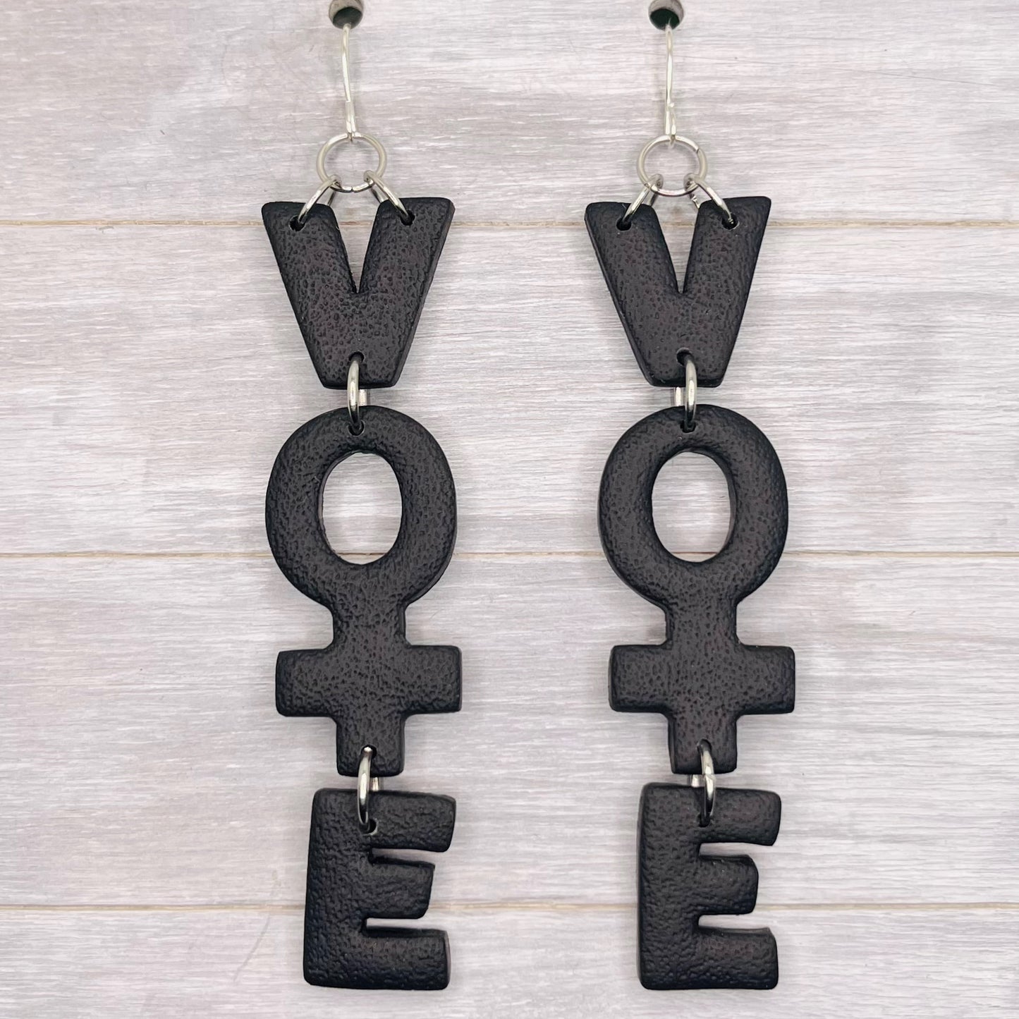 Black VOTE Earrings