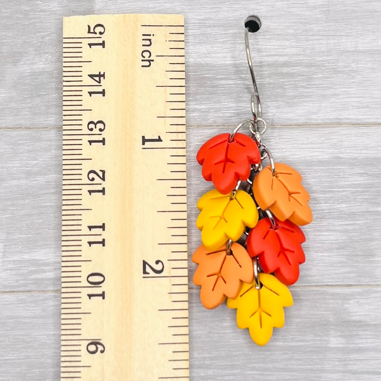 Autumn Leaves Polymer Clay Dangles