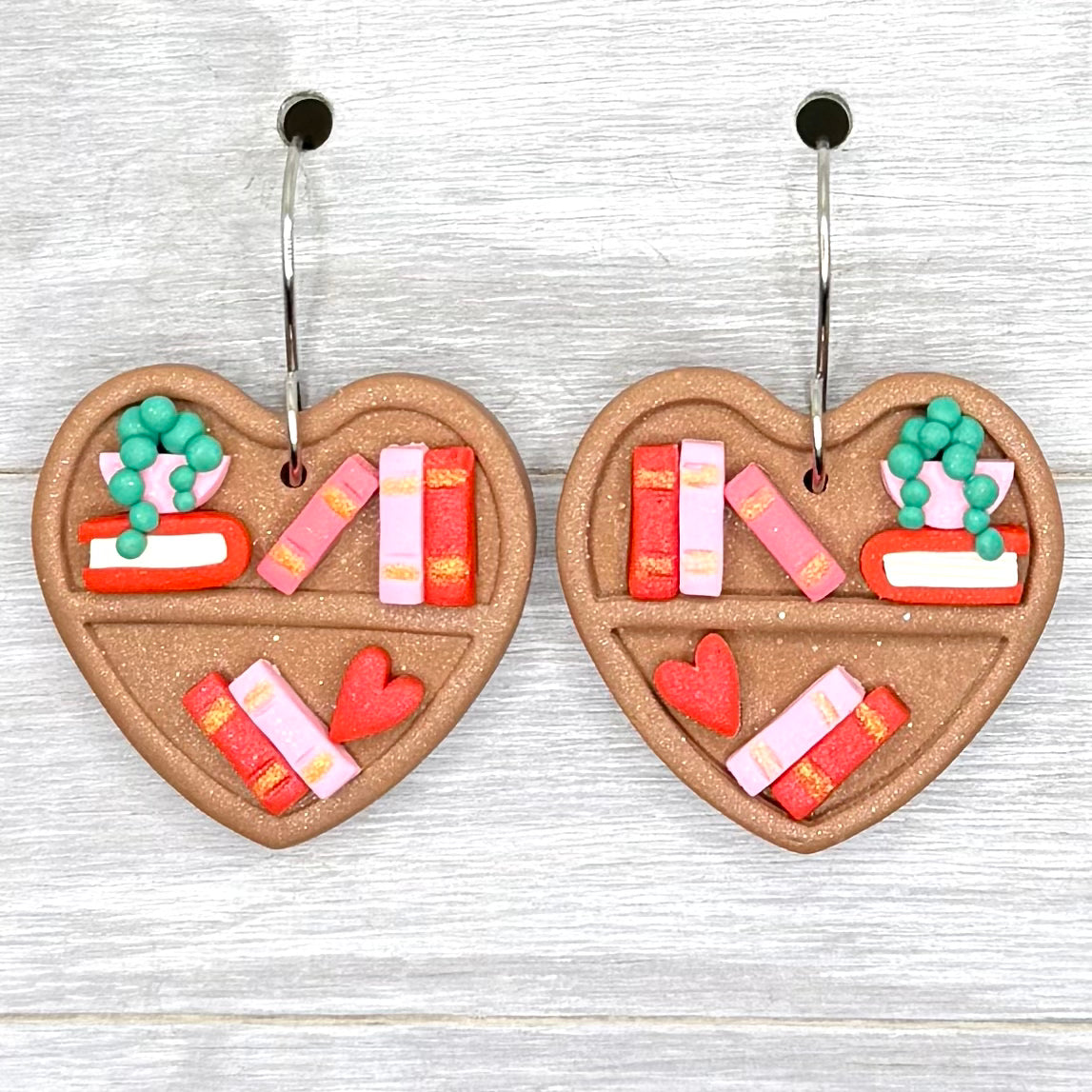 Valentine Bookshelf Dangles