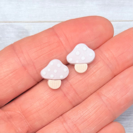 Light Purple Mushroom Studs