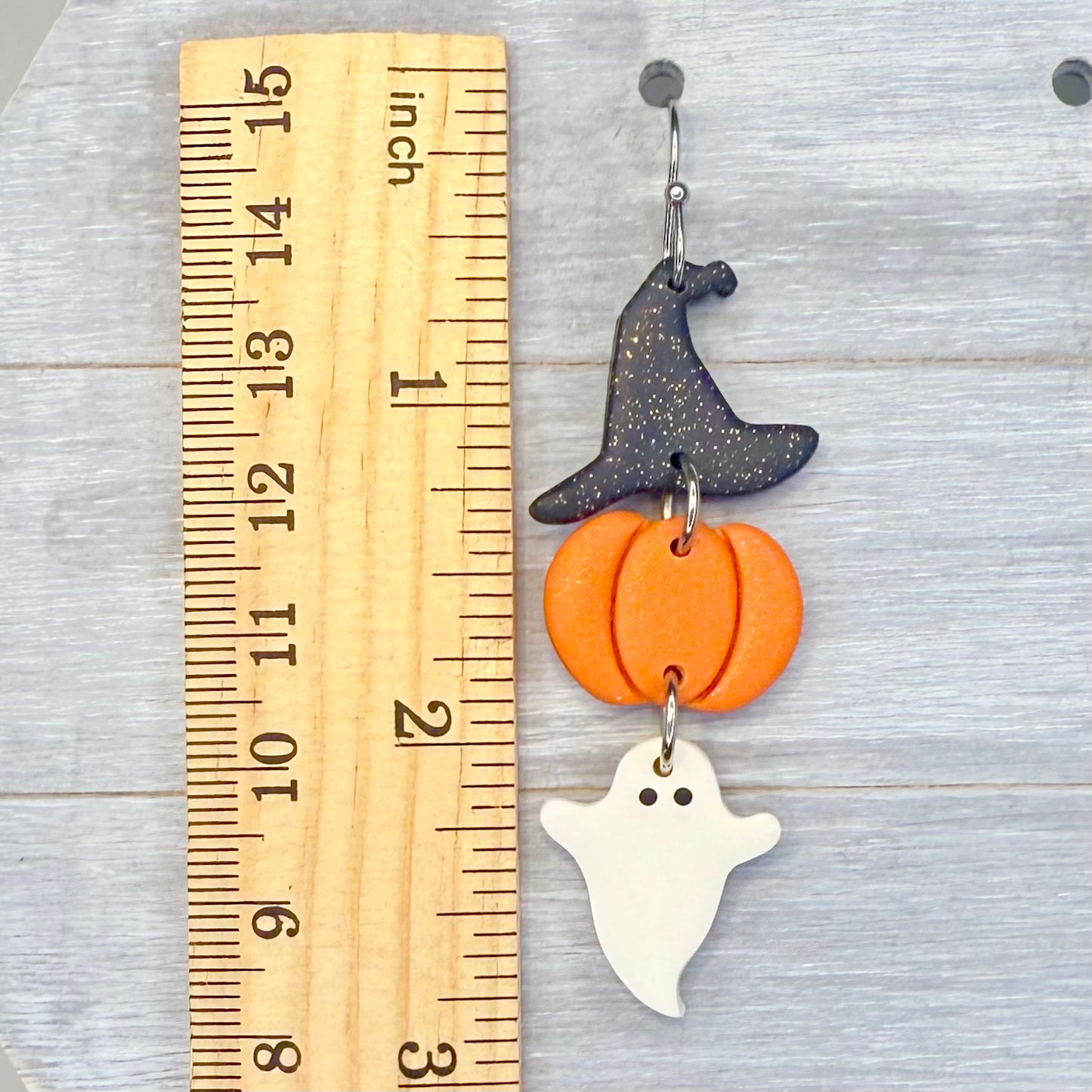 Classic Halloween Trio Polymer Clay Dangles
