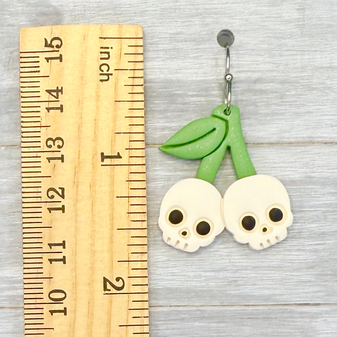 Skull Cherry Dangles