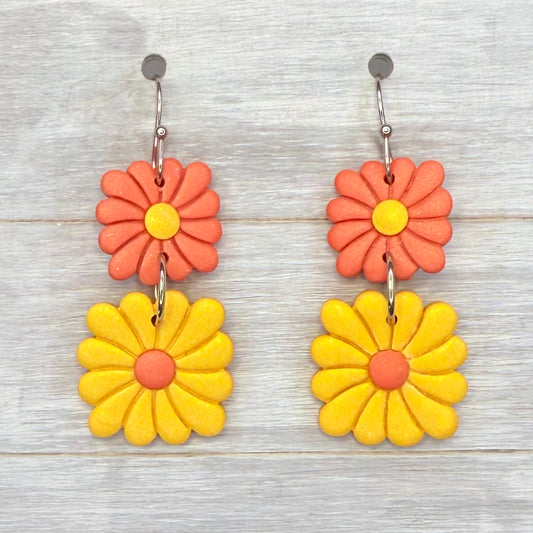 Yellow & Orange Square Mums