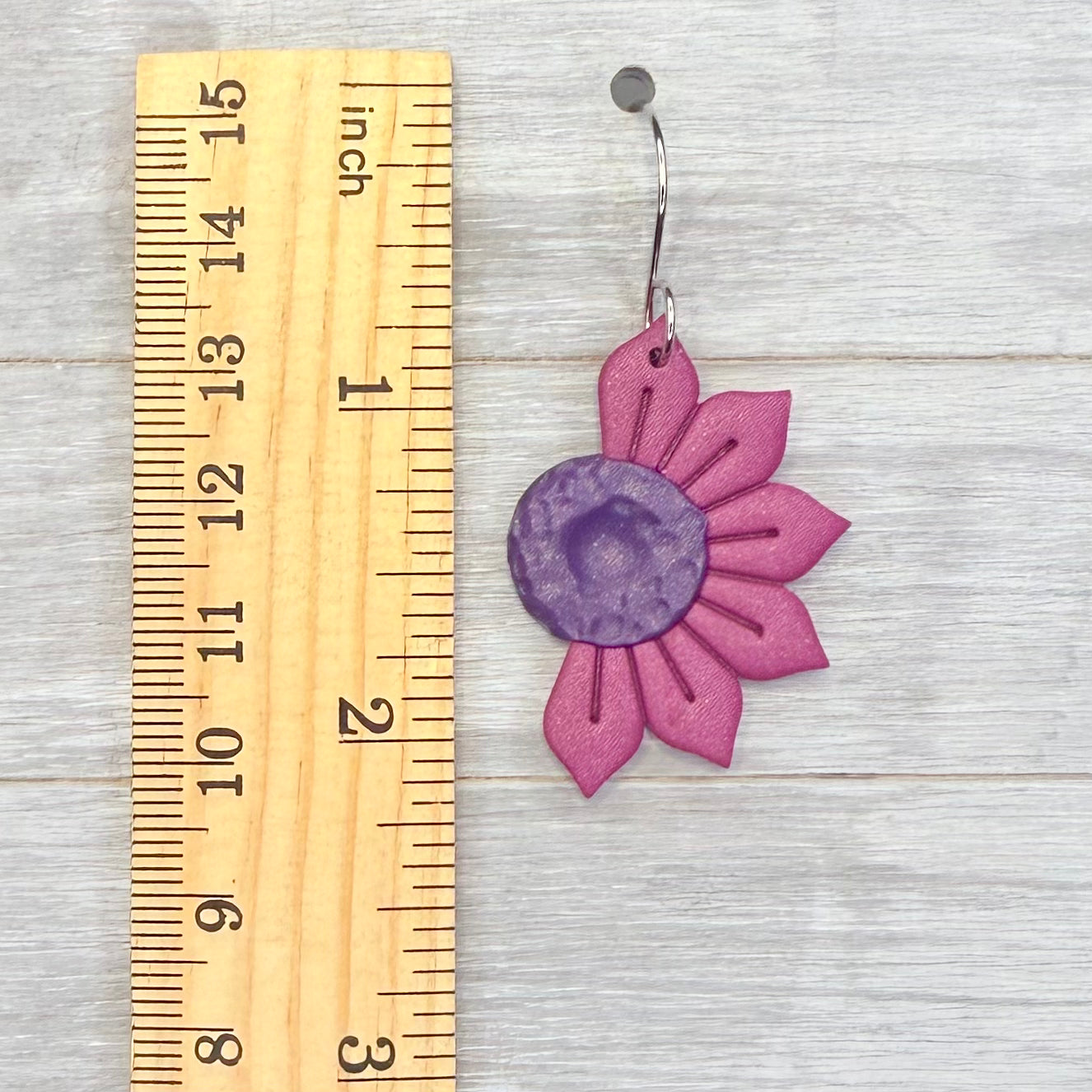 Purple Sunflower Half Dangles