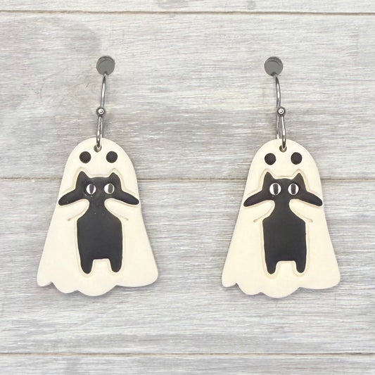Ghost & Cat Dangles
