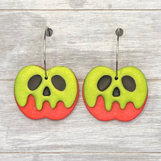 Poison Apple Hoop Dangles