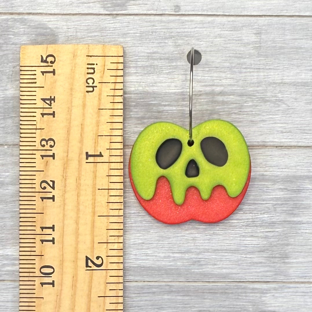 Poison Apple Hoop Dangles