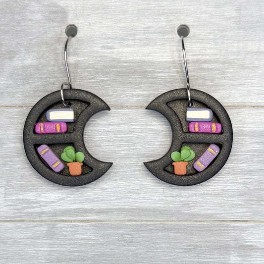 Moon Bookshelf Dangles