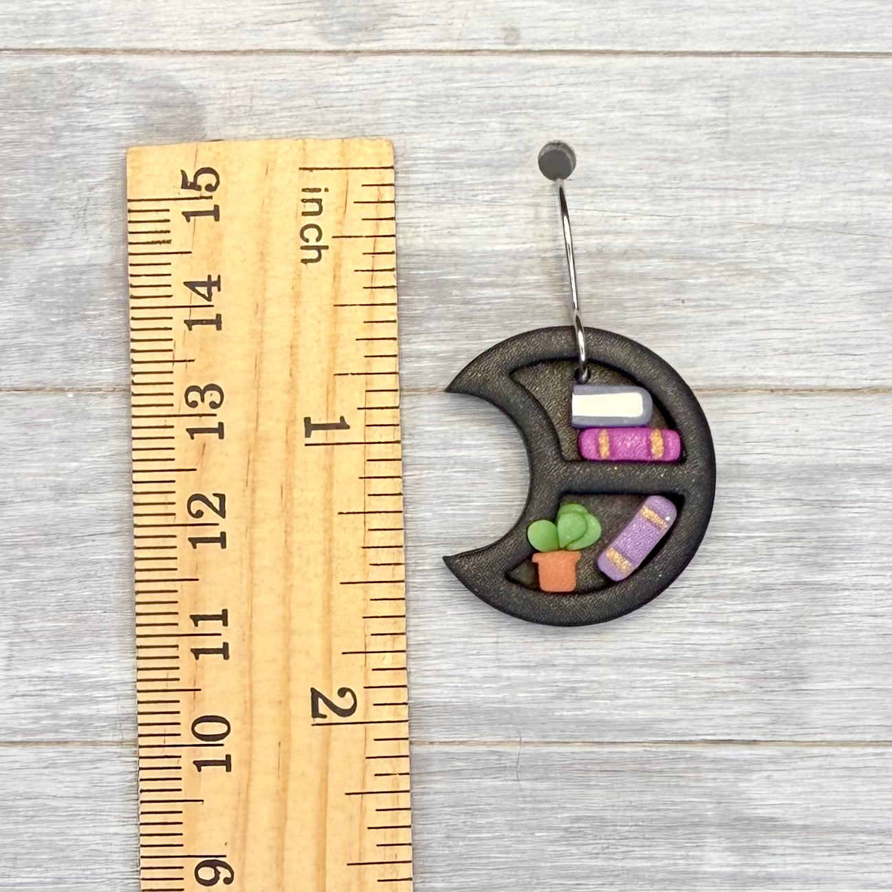 Moon Bookshelf Dangles