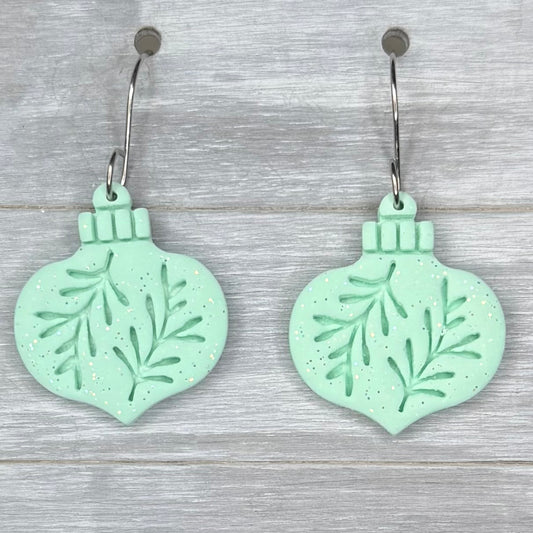 Pastel Christmas Ornament Dangles (Mint)