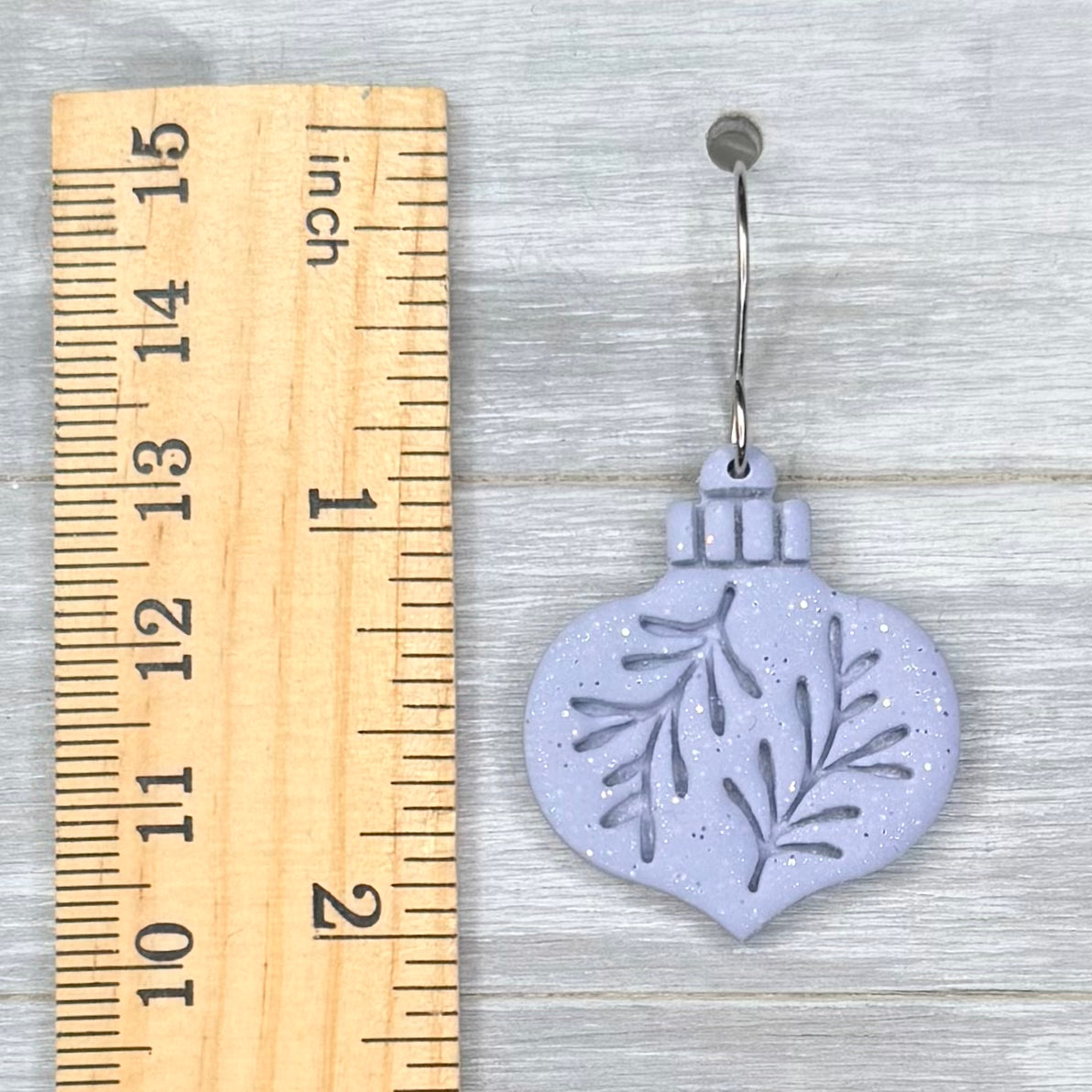 Pastel Christmas Ornament Dangles (Periwinkle)