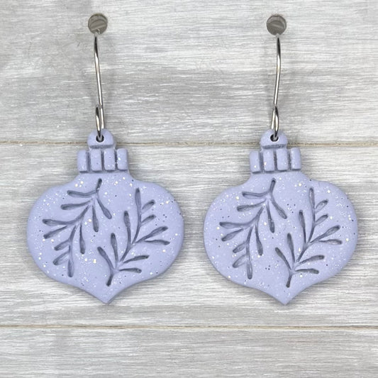 Pastel Christmas Ornament Dangles (Periwinkle)