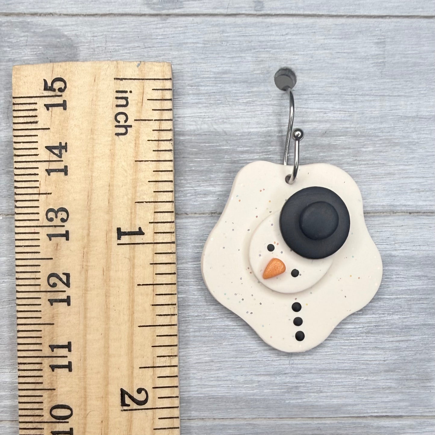 Melted Snowman Dangles