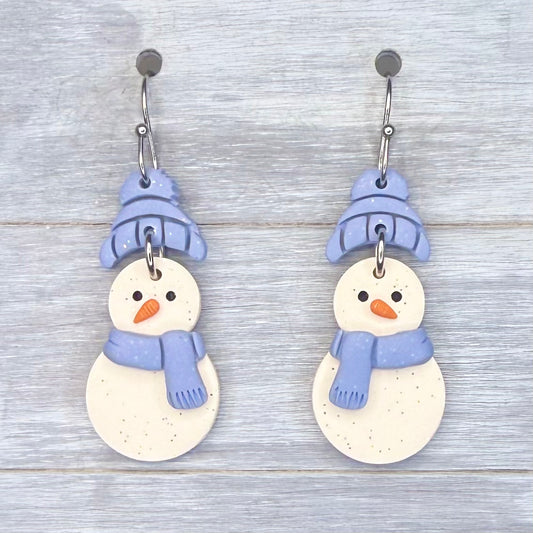Cozy Snowman Dangles