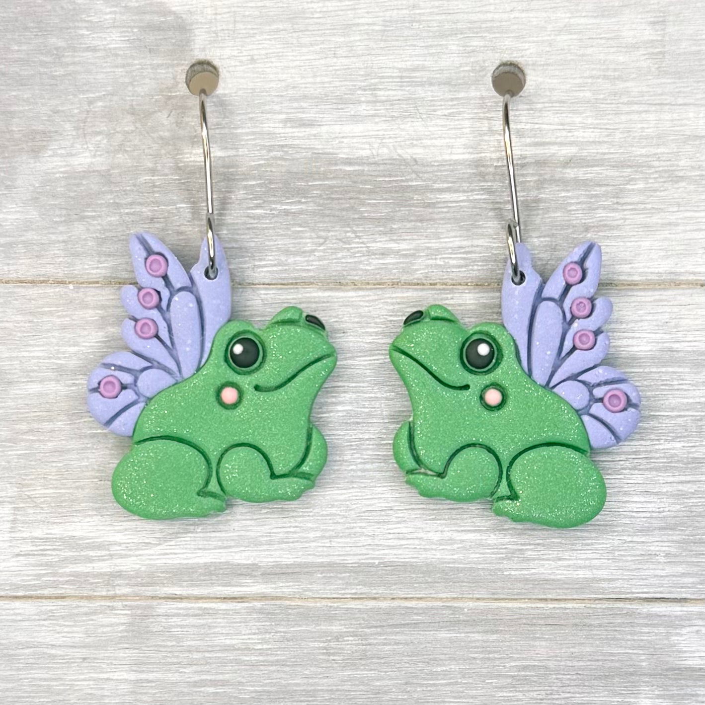 Frog with Wings Dangles
