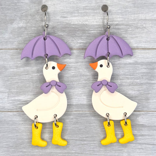 Rainy Day Goose Dangles