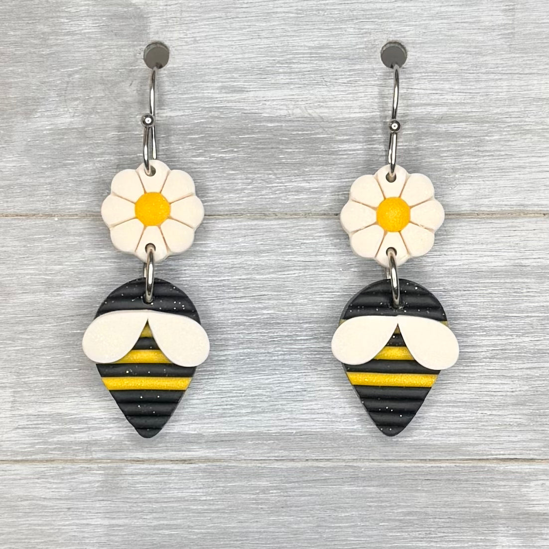 Teardrop Bee Dangles
