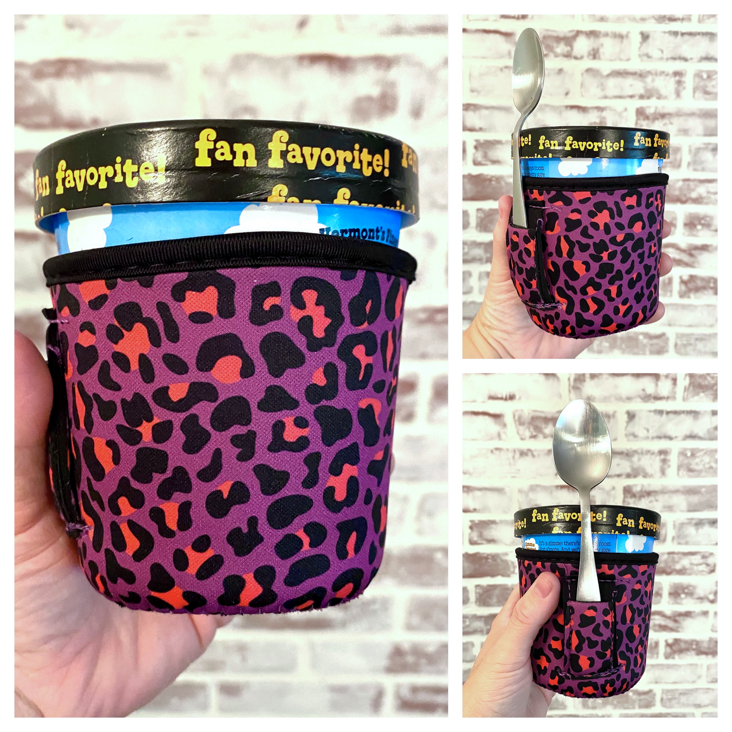 PLW  Ice Cream Pint Cozies