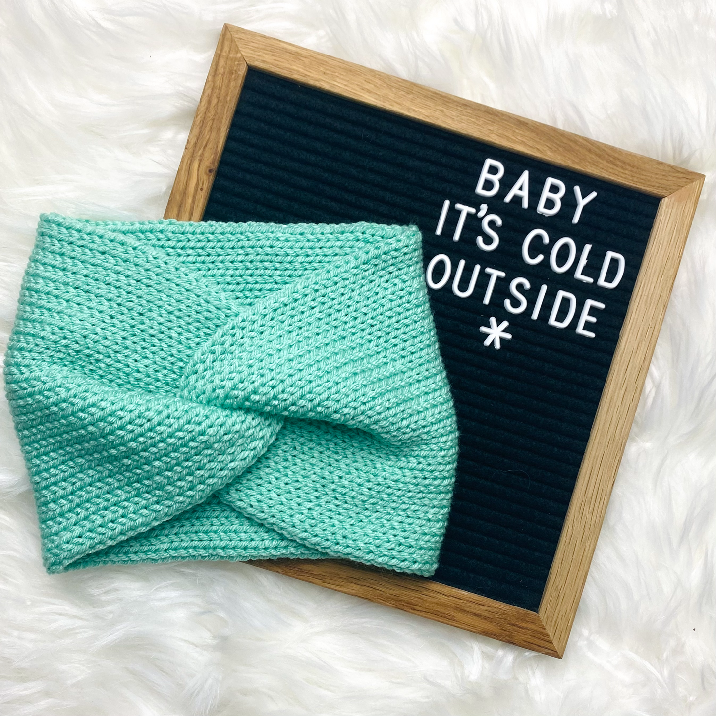 Mint Twist Ear Warmer / Headband